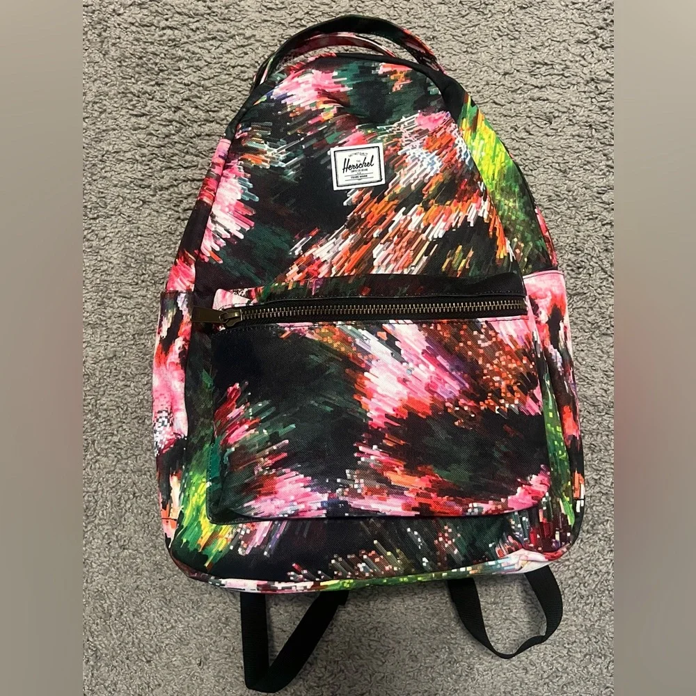 Herschel Supply Company Colorful Brushstroke Backpack NWOT - Picture 1 of 5